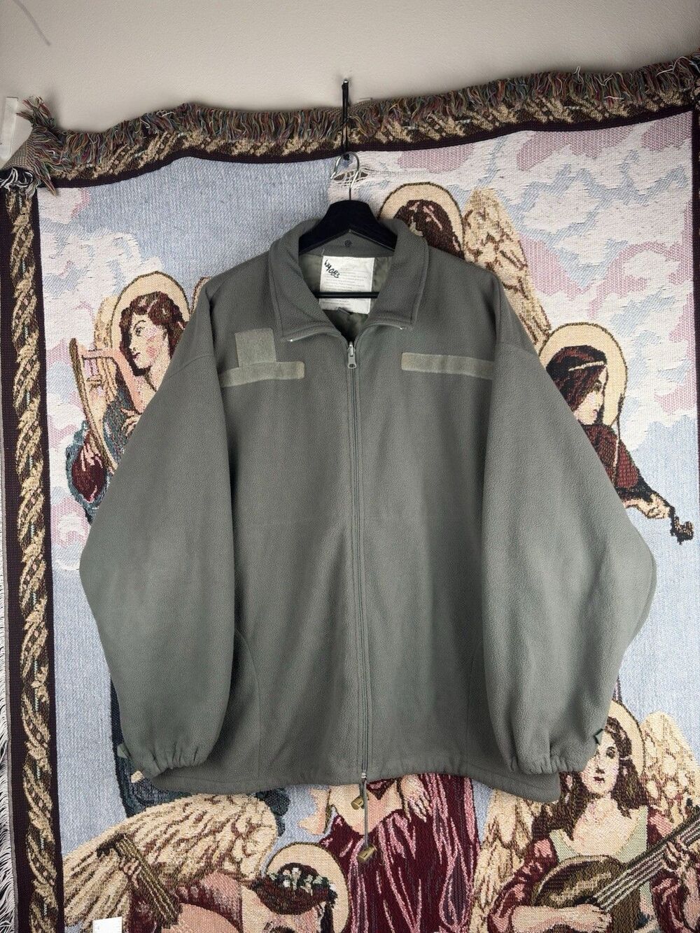 Tru Spec Micro Fleece Liner Mens XLarge XL Green Full Zip Military Fleece FR